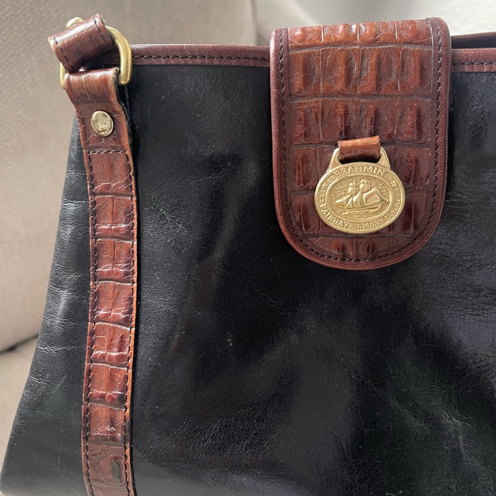 Vintage Brahmin Tuscan Leather Tote Bag - Picture 3 of 5